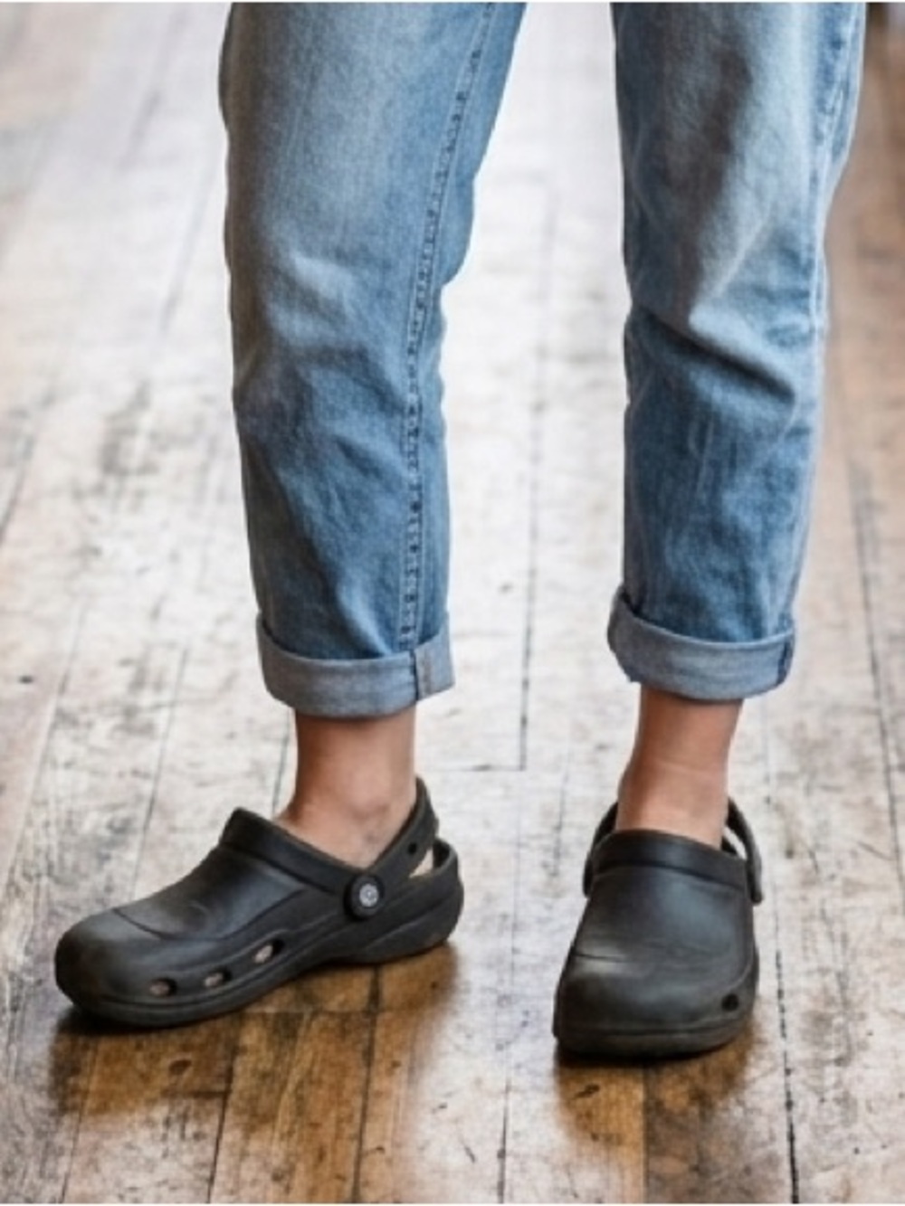 Crocs Black Clogs Sz 8